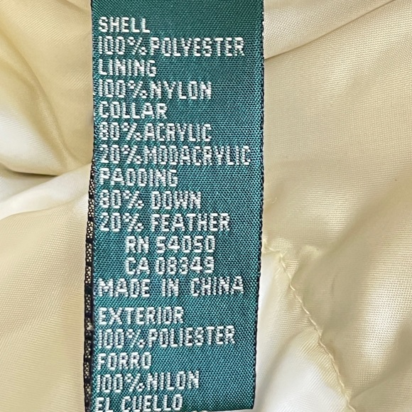 ‼️LAST CHANCE‼️Ralph Lauren Down Faux Fur Hooded Coat - Picture 6 of 12